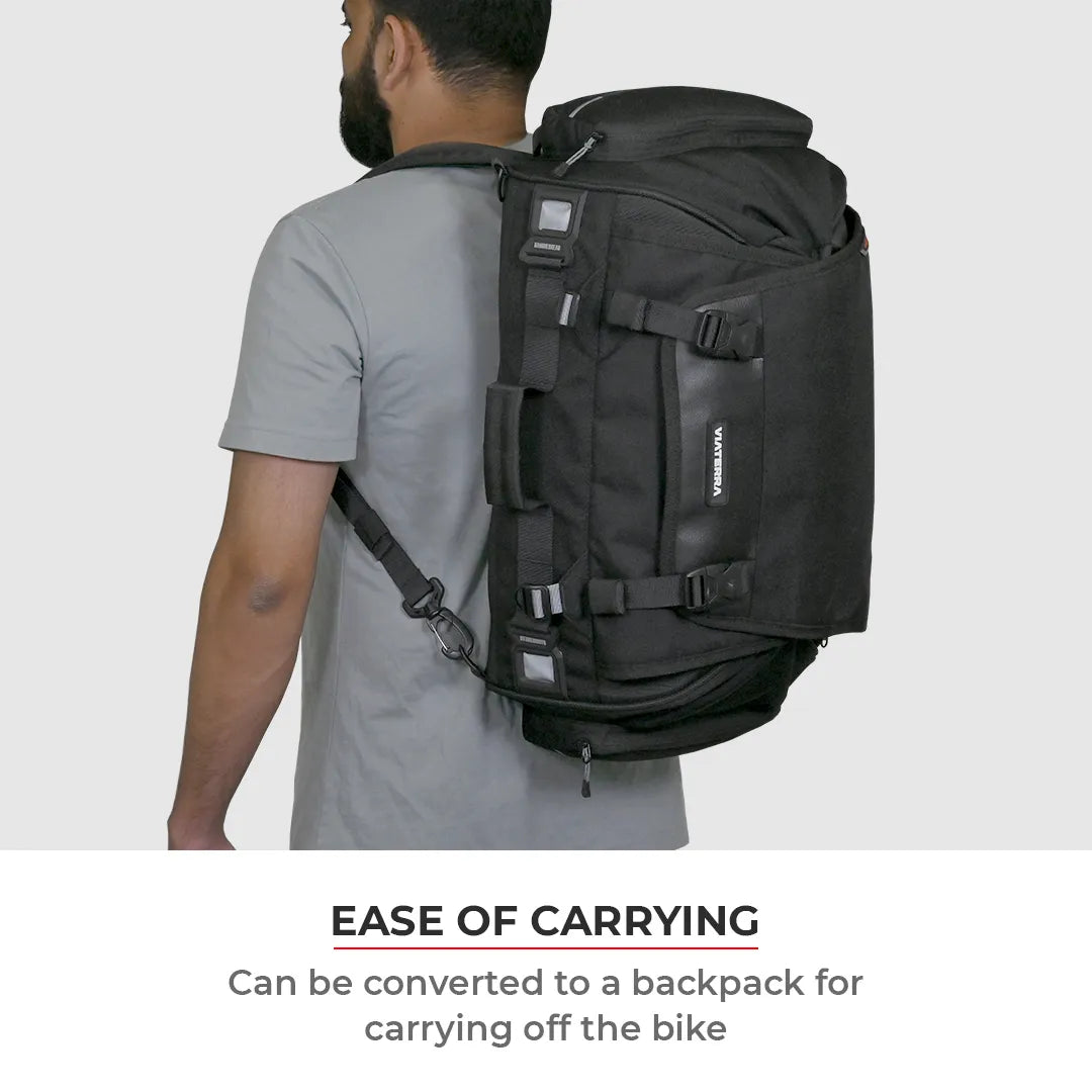 VIATERRA RTW SERIES - Hammerhead 45 Universal Motorcycle Tailbag - Motodrift