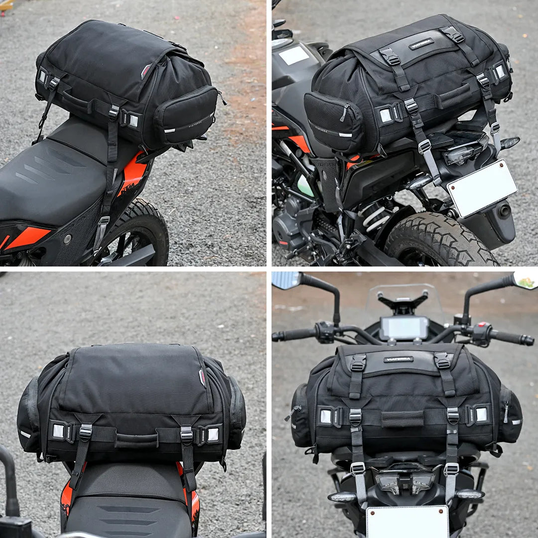 VIATERRA RTW SERIES - Hammerhead 45 Universal Motorcycle Tailbag - Motodrift