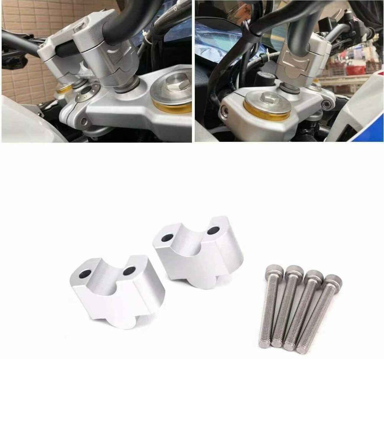 Aluminium Handlebar Riser For BMW G 310 GS & G 310 R - Motodrift