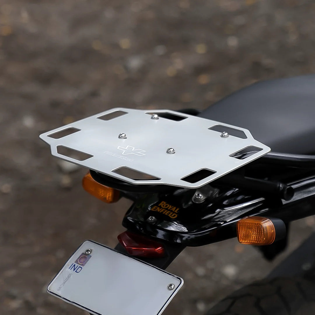 Viaterra Royal Enfield Himalayan 450 Aluminium Rear Rack Plate - Motodrift