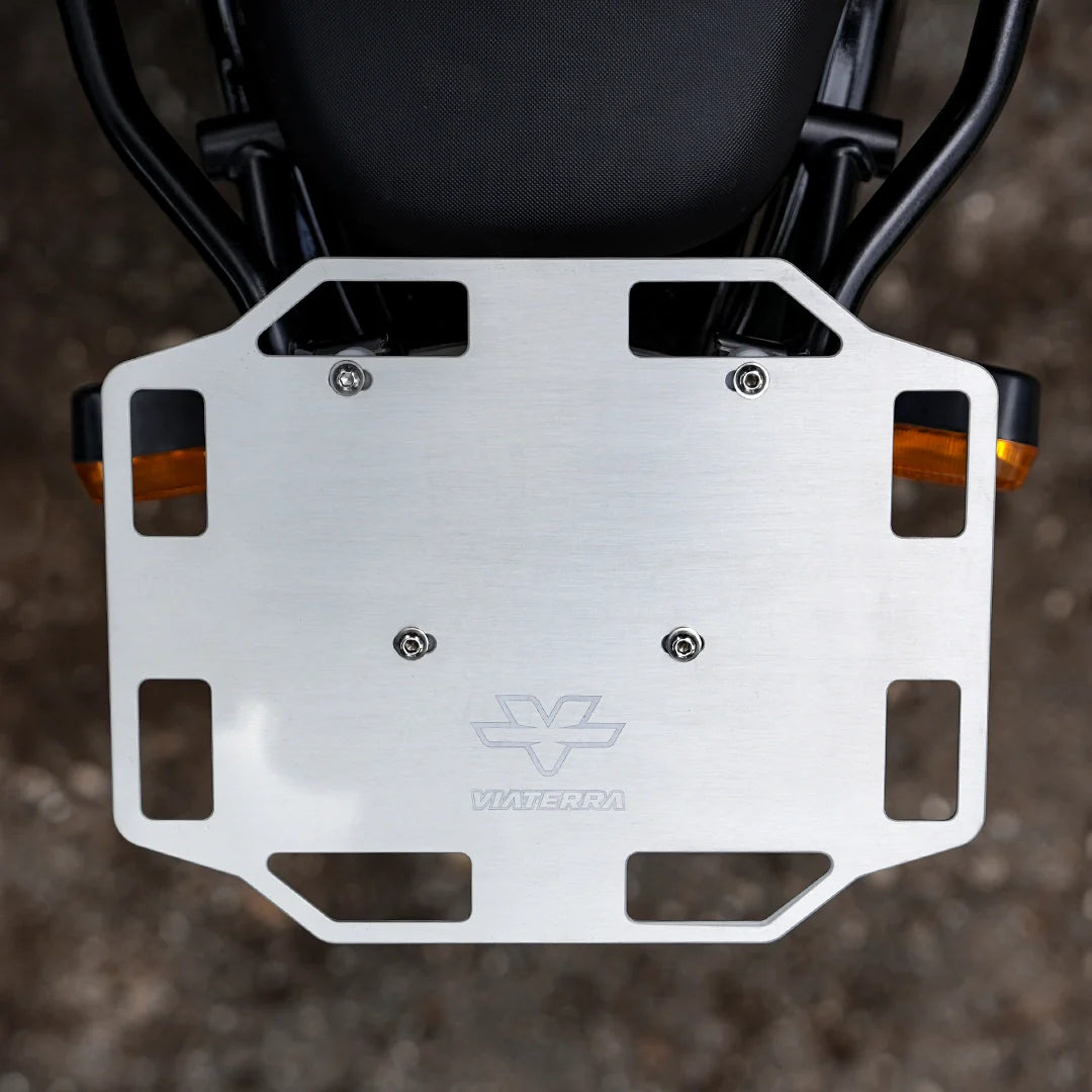 Viaterra Royal Enfield Himalayan 450 Aluminium Rear Rack Plate - Motodrift