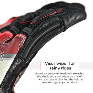 Viaterra Holeshot Pro Semi-Gauntlet Riding Gloves - Motodrift