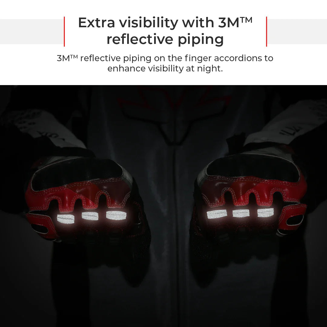 Viaterra Holeshot Pro Semi-Gauntlet Riding Gloves - Motodrift