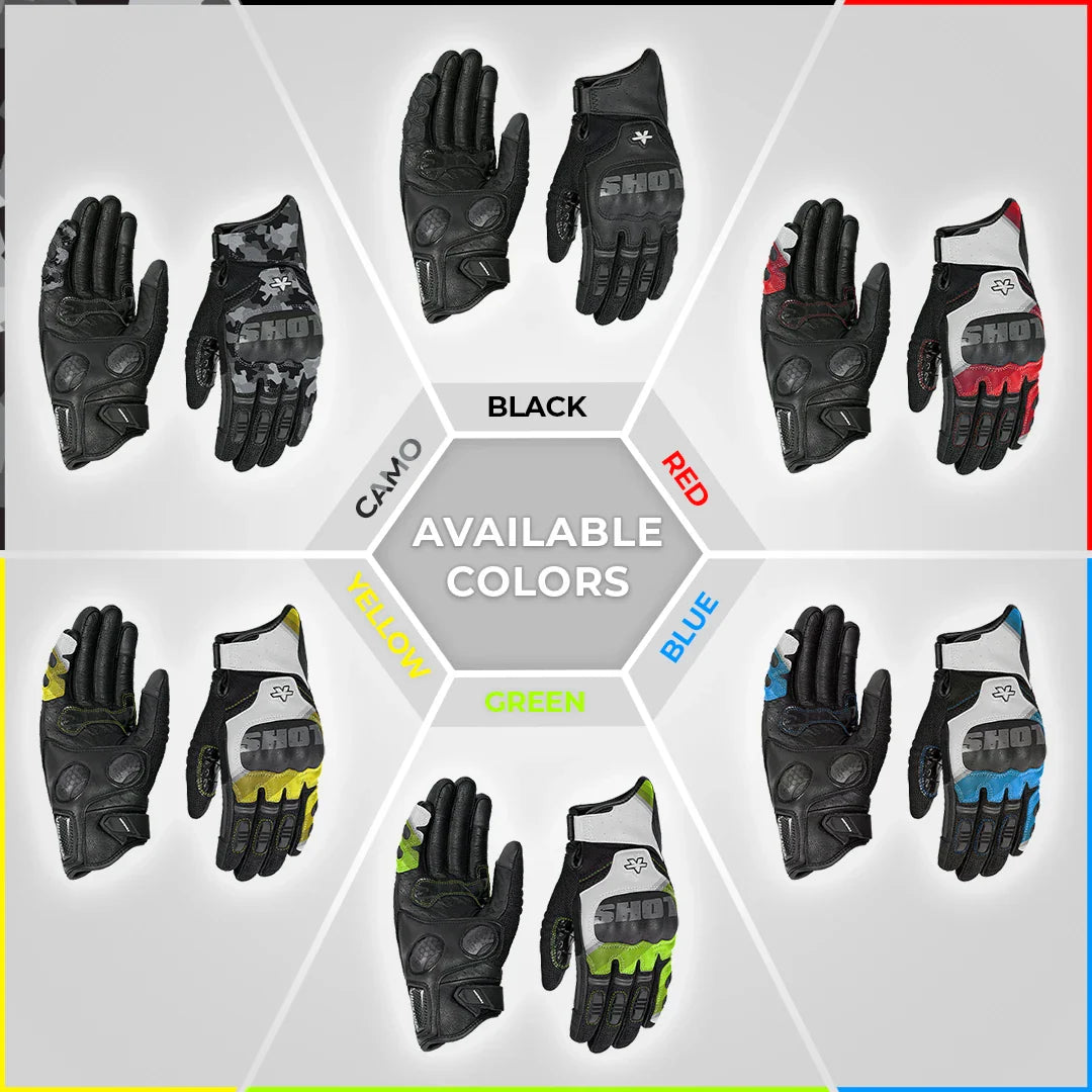 Viaterra Holeshot Pro Semi-Gauntlet Riding Gloves - Motodrift