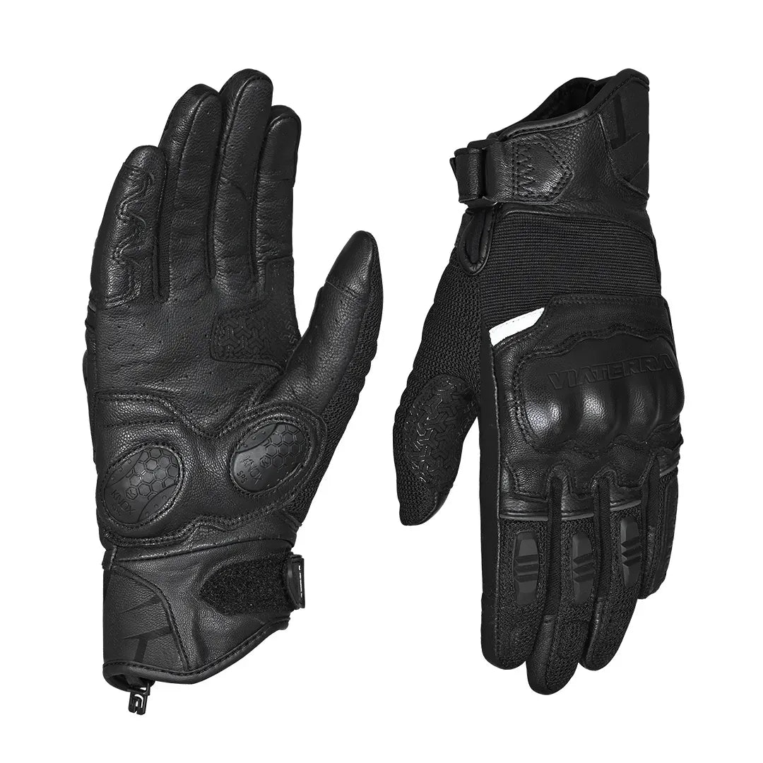 Viaterra Holeshot Riding Gloves For Men - Black - Motodrift