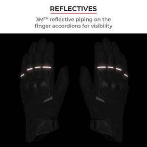 Viaterra Holeshot Riding Gloves For Men - Black - Motodrift