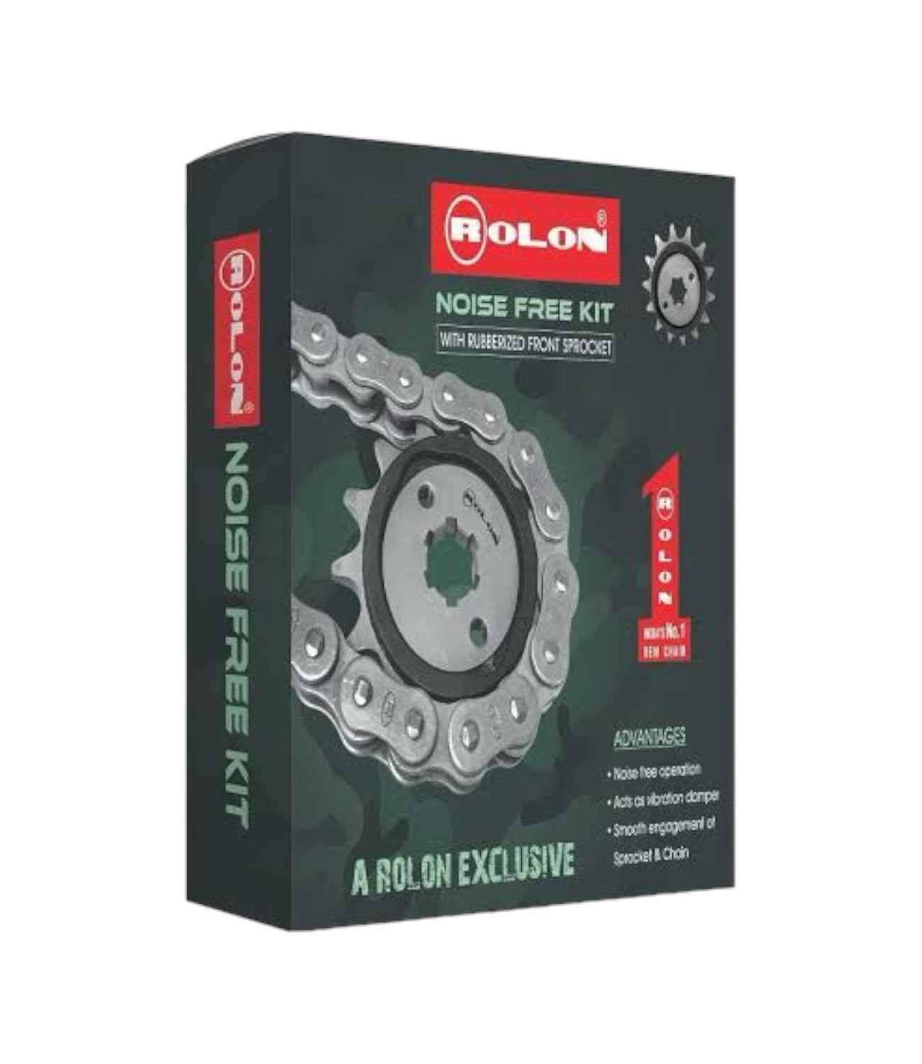 Rolon Yezdi Adventure / Roadster Brass Chain Sprocket Kit - Motodrift