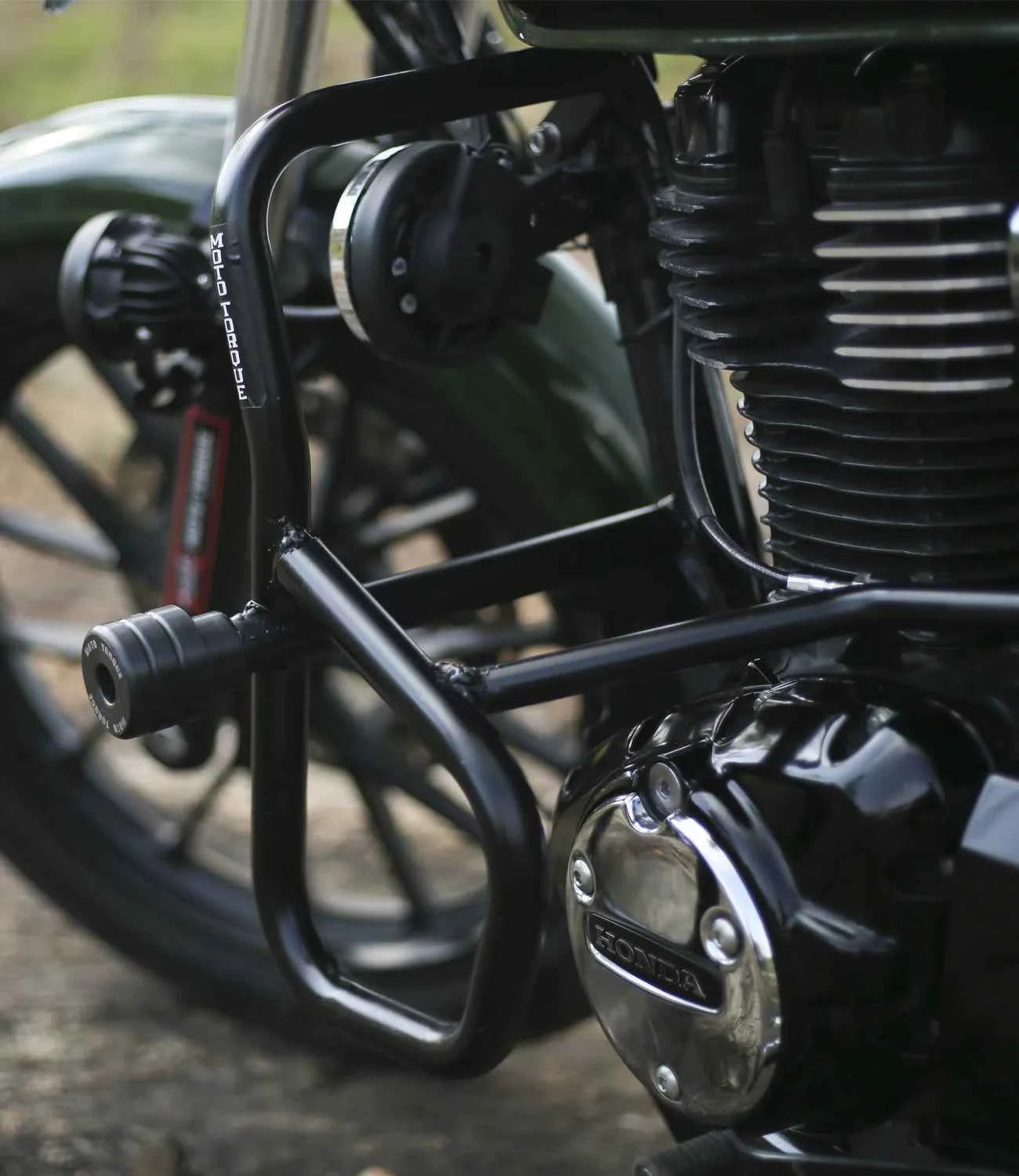 Moto Torque Crash Guard With Sliders For Honda CB 350 - Motodrift