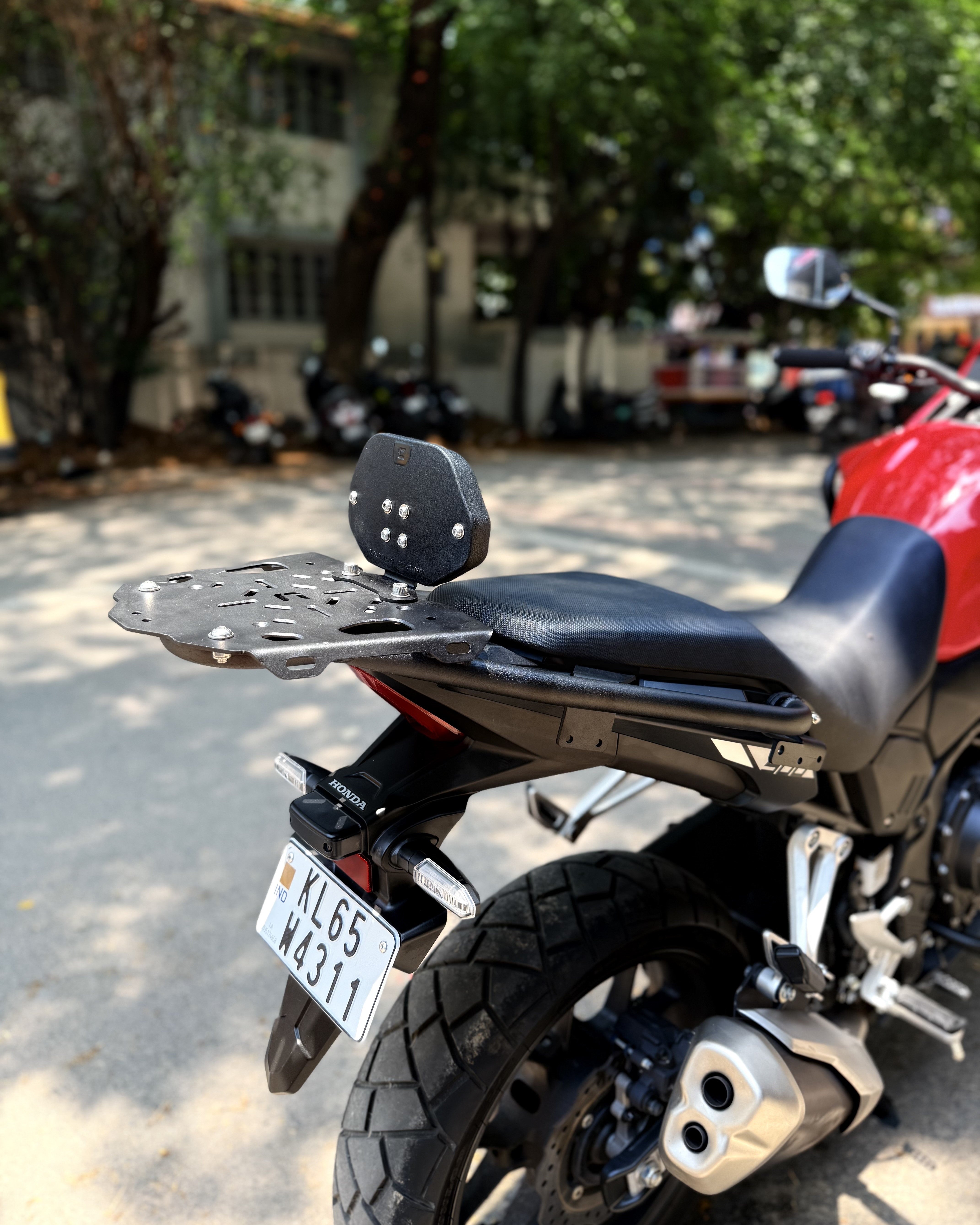 Carbon Racing Top Rack For Honda NX 500 - Motodrift