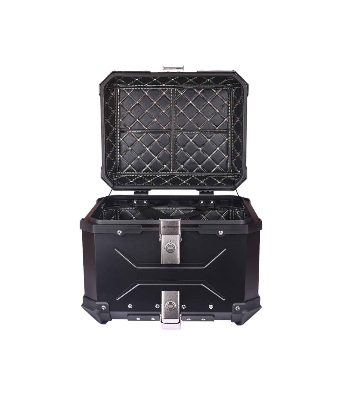 JB Racing Premium SPACE X Top Box 45L Black - Aluminium - Motodrift