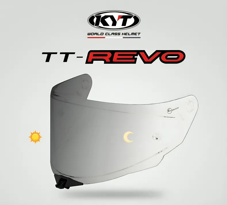 ワールド Buy KYT TT Revo Photochromatic Visor | Best Helmet Visor Shop