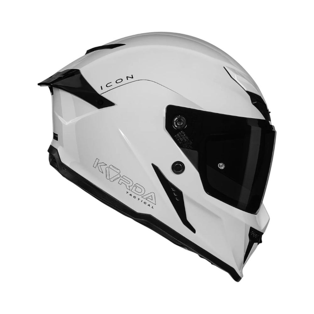 Korda Icon Solid Gloss White Helmet