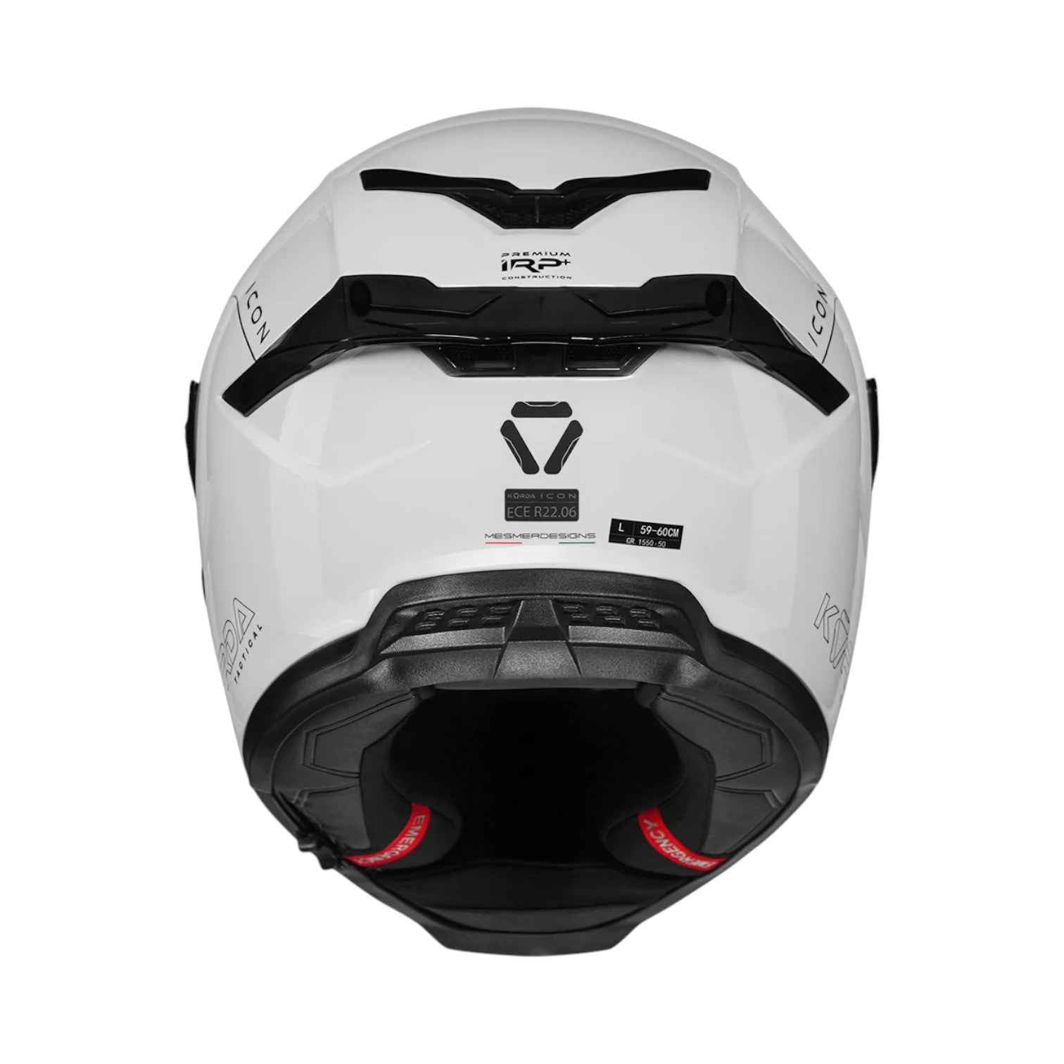 Korda Icon Solid Gloss White Helmet