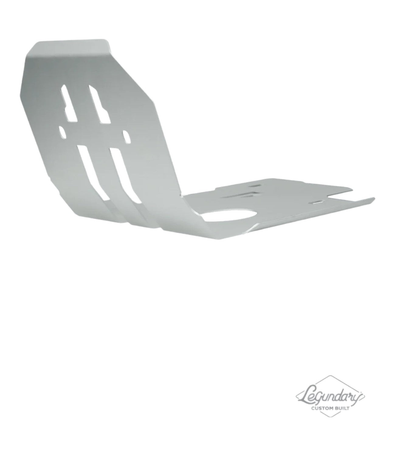 LCB Combat Bash Plate For Royal Enfield Super Meteor 650 (Silver) - Motodrift