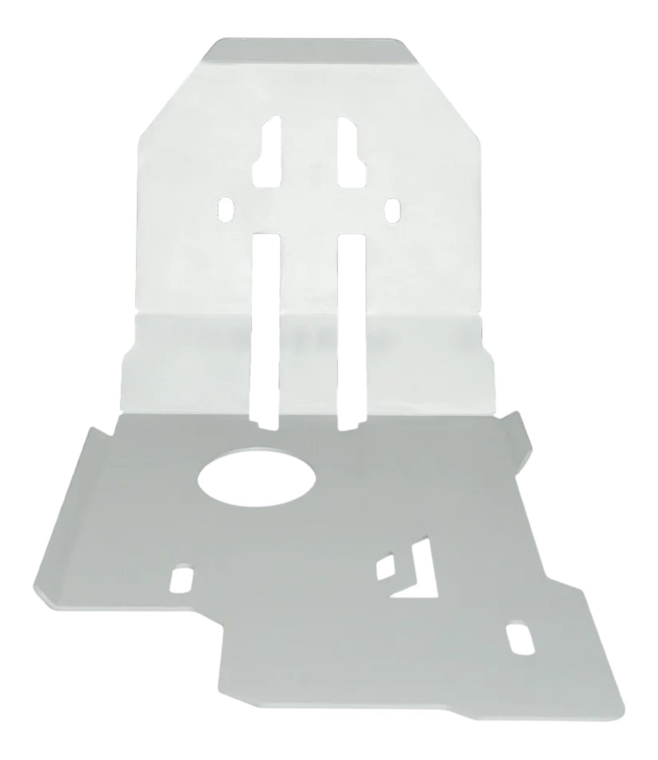 LCB Combat Bash Plate For Royal Enfield Super Meteor 650 (Silver) - Motodrift