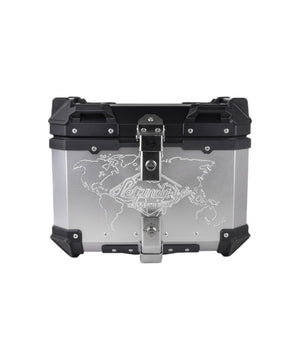 LCB Fort Knox Series TC 45L Aluminium Top Box With Backrest Pad - Motodrift