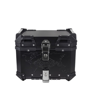 LCB Fort Knox Series TC 45L Aluminium Top Box With Backrest Pad - Motodrift