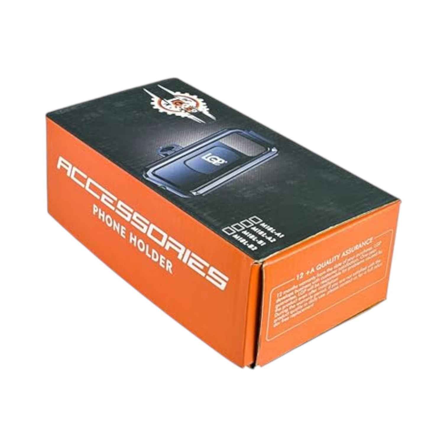 LGP MB11H Handlebar Mount Waterproof Mobile Holder with 15W Wireless & Usb-C Charger