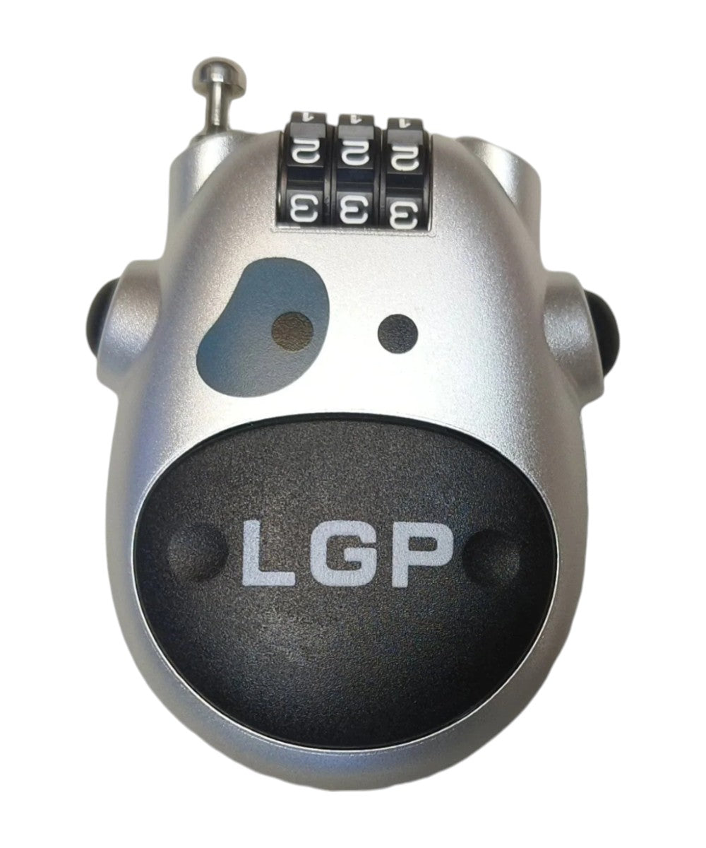 LGP 3 digit Anti Theft Helmet Lock Portable - Motodrift