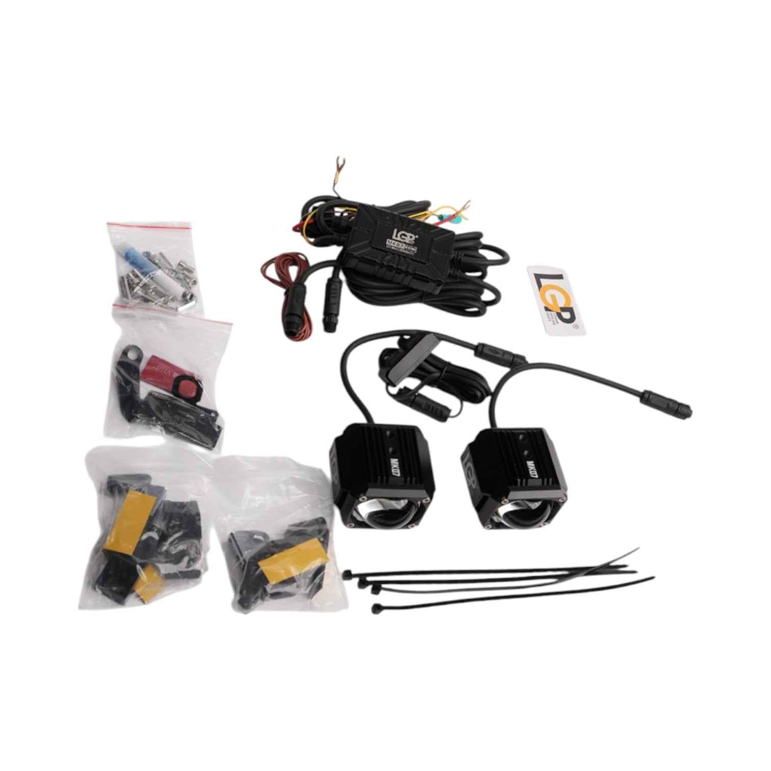LGP MK07 Spotlight Auxiliary Lights IP67 Waterproof with Harness