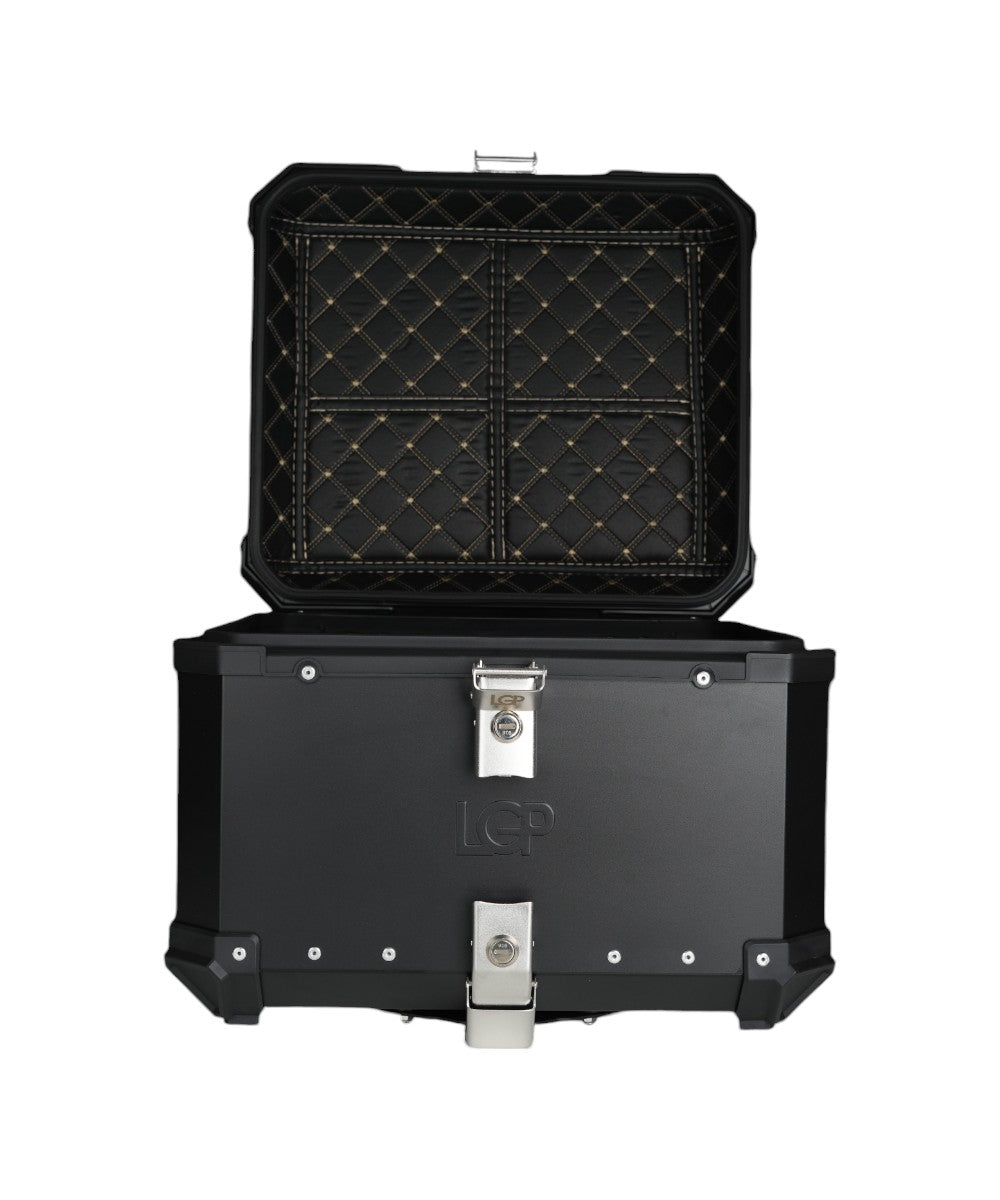 LGP Premium Aluminium Top Box 45 Litres - 1 Year Warranty - Motodrift