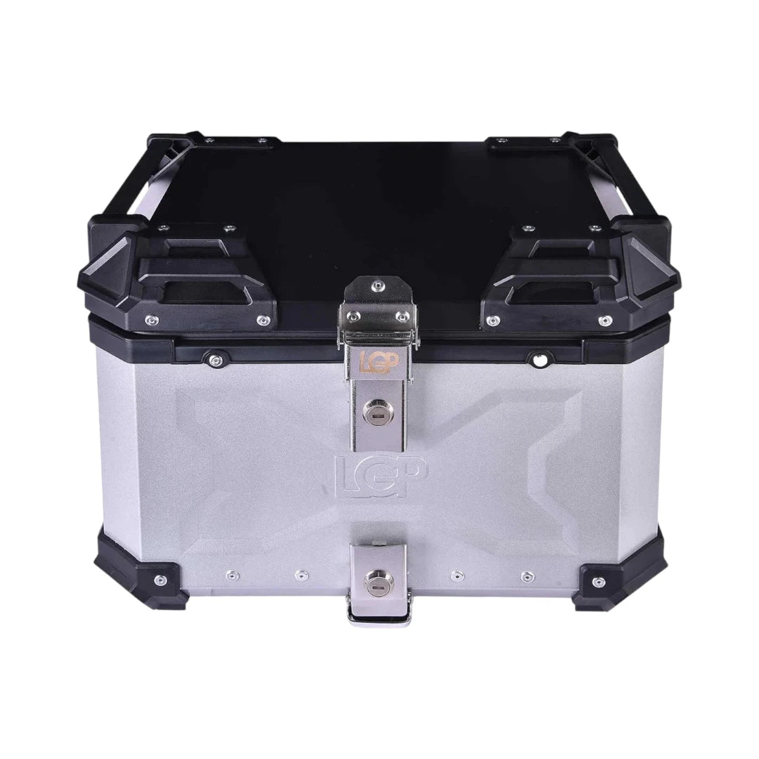 LGP Type X Aluminium Top Box with Backrest - 45L