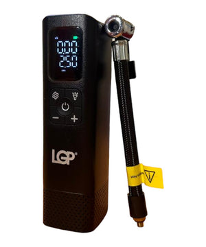 LGP Tyre Inflator T15B with Powerbank Option 4000 Mah Battery - Motodrift