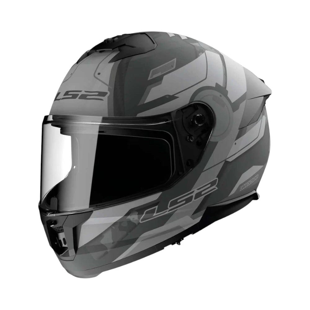 ls2 ff320 stream helmet II Shadow Matt Titanium – Motodrift face motorcycle helmet is FF320 STREAM II VINTAGE WHITE