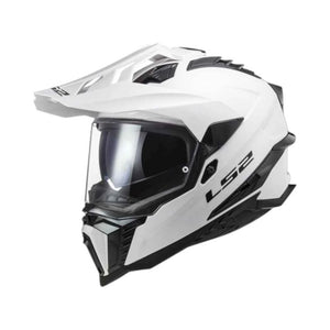 LS2 MX701 Explorer Solid Gloss White