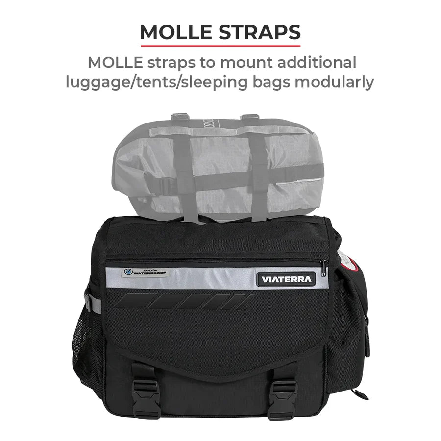 Viaterra Leh - 100% Waterproof Motorcycle Saddlebags - Motodrift