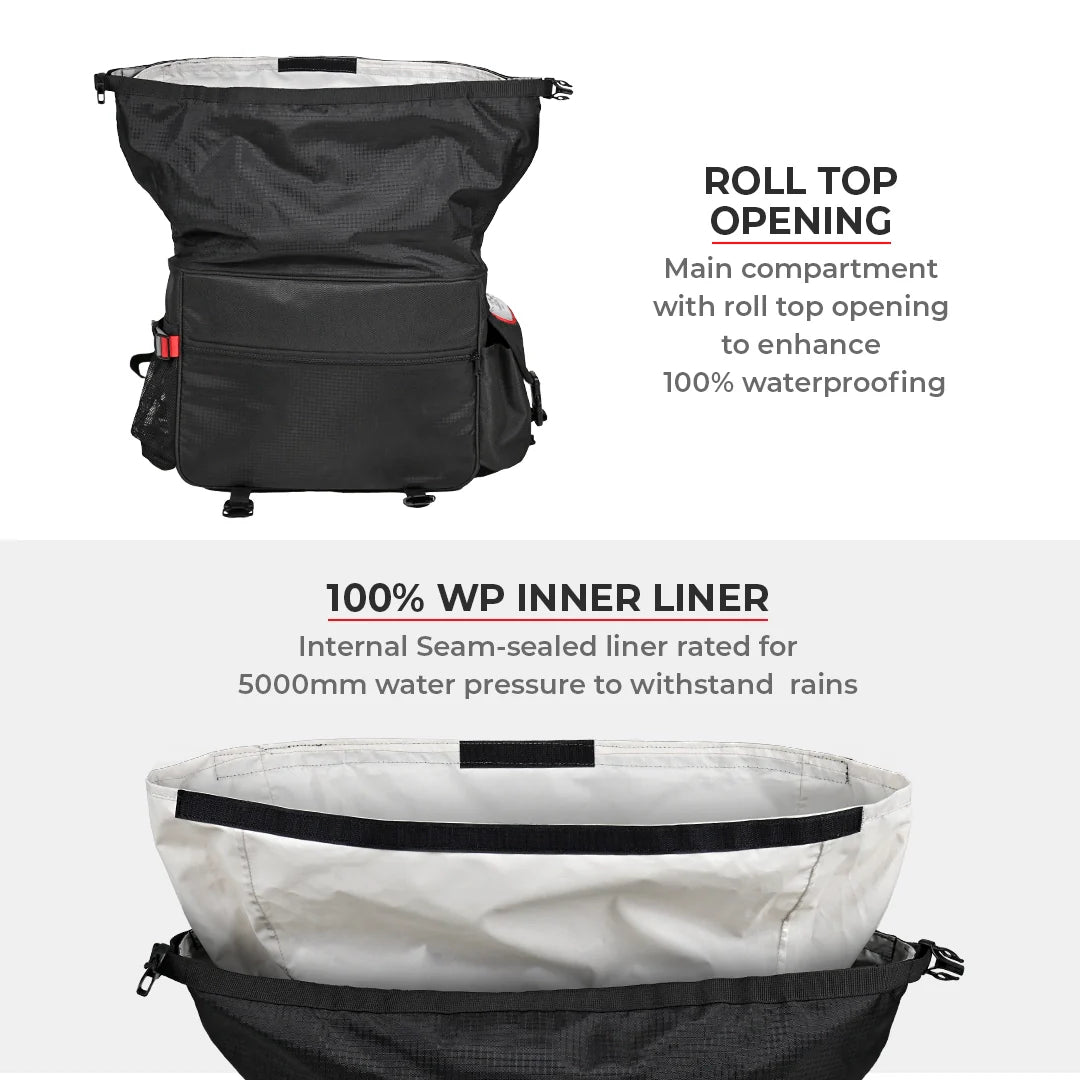 Viaterra Leh Mini 100% Waterproof Saddlebags - Motodrift