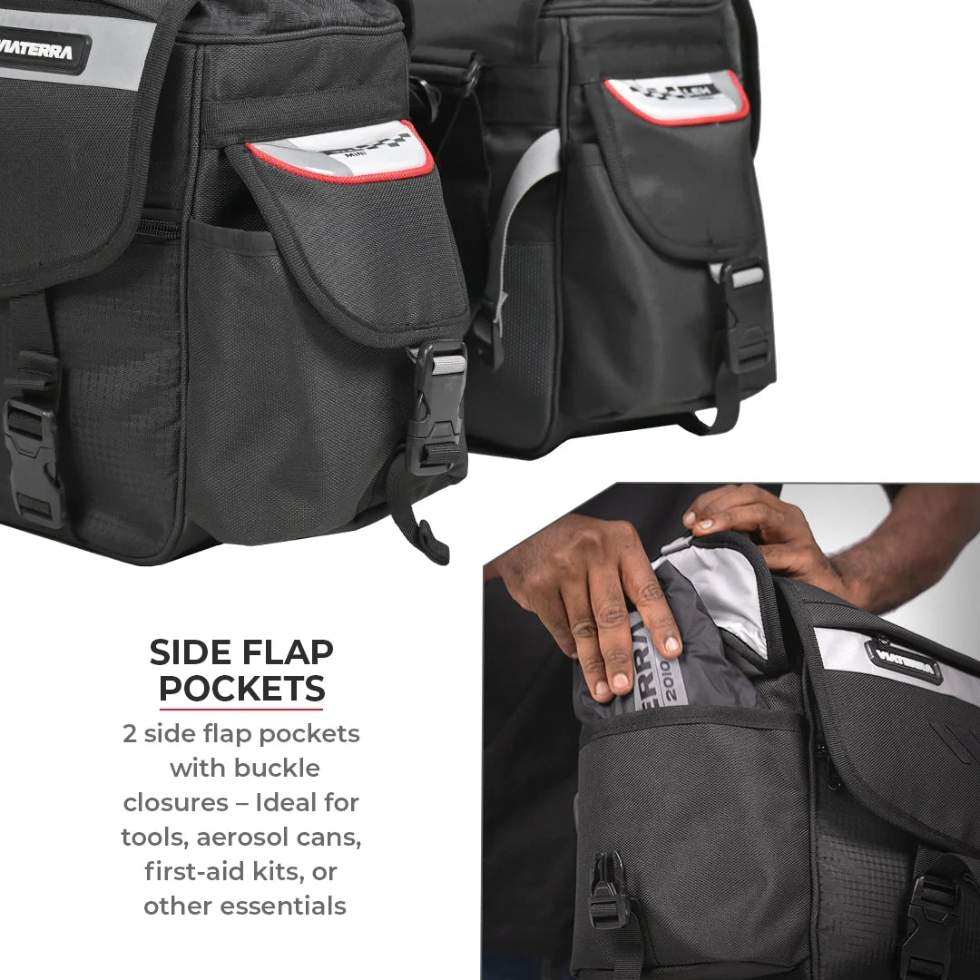 Viaterra Leh Mini 100% Waterproof Saddlebags - Motodrift