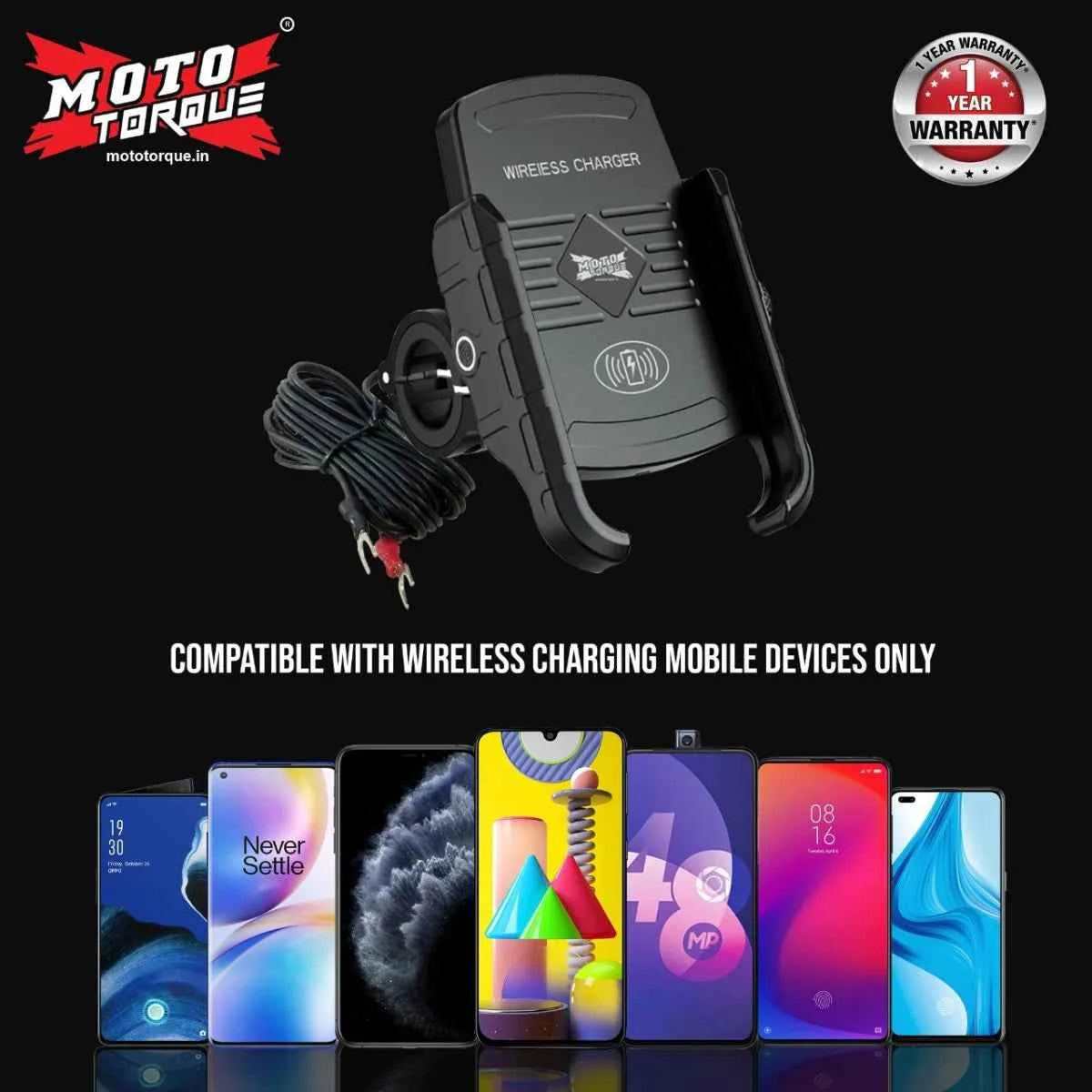 Moto Torque Moto Jaw - M9 15 W Wireless Charger - Motodrift