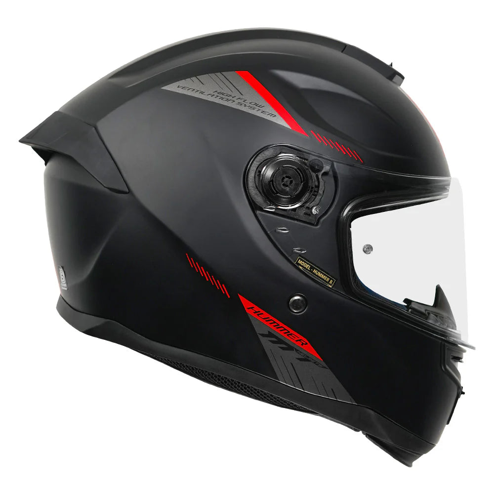 MT Hummer B Solid Helmet (Matt) - Motodrift