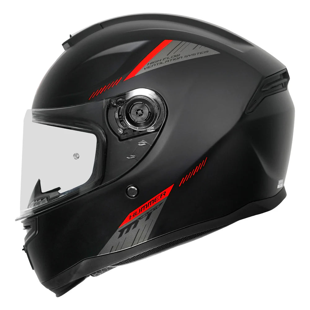 MT Hummer B Solid Helmet (Matt) - Motodrift