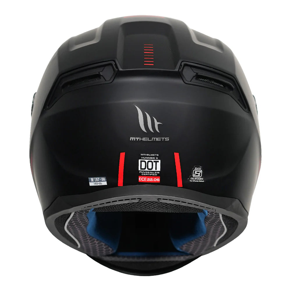 MT Hummer B Solid Helmet (Matt) - Motodrift