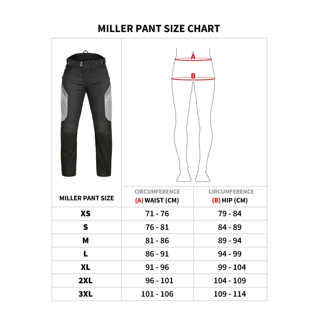 VIATERRA MILLER – Street Mesh Riding Pants With Liners - Motodrift