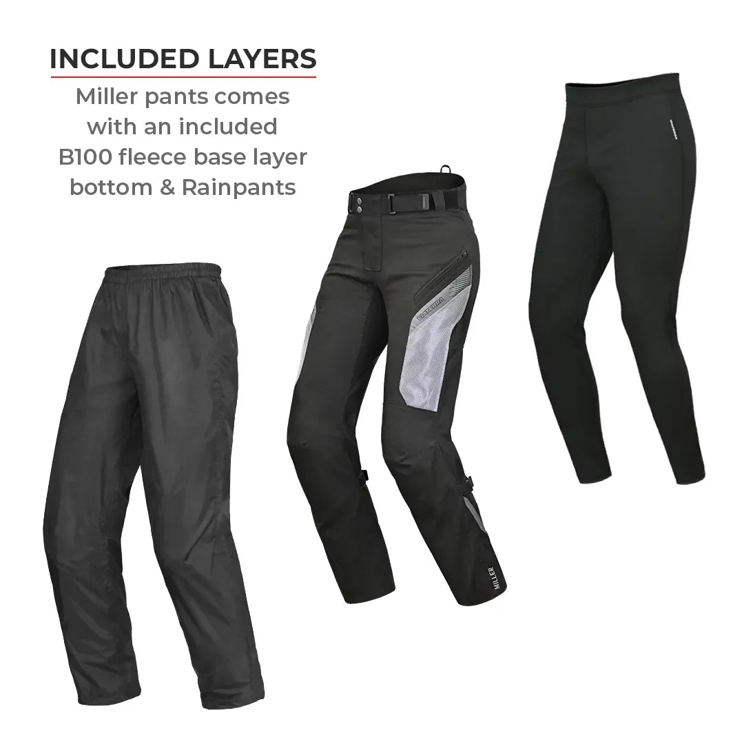 VIATERRA MILLER – Street Mesh Riding Pants With Liners - Motodrift