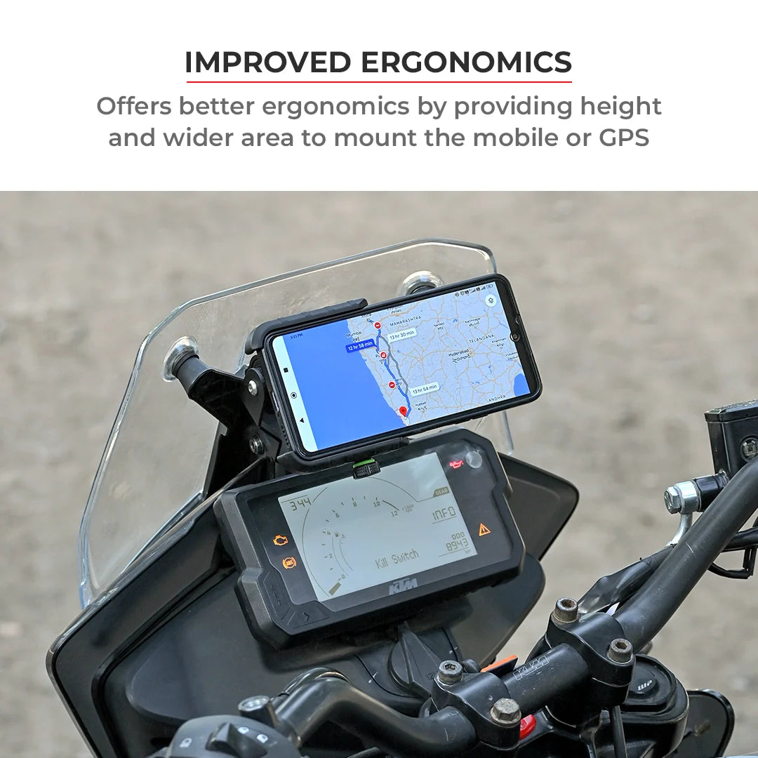 Viaterra Mobile / GPS Mount For KTM Adventure 250 / 390 - Motodrift
