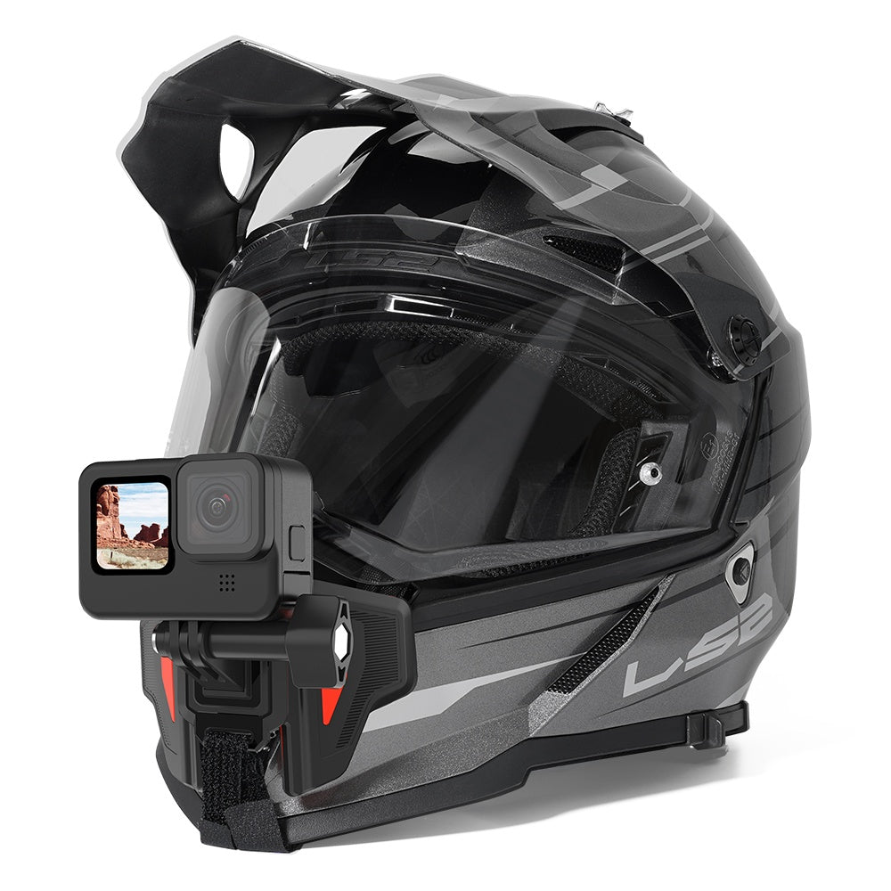 Telesin Motorcycle Helmet Foldable Front Chin Mount - Motodrift