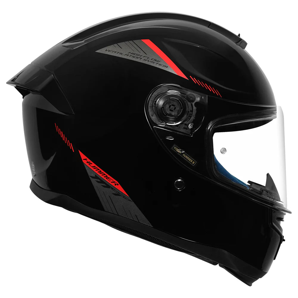 MT Hummer B Solid Helmet (Gloss) - Motodrift