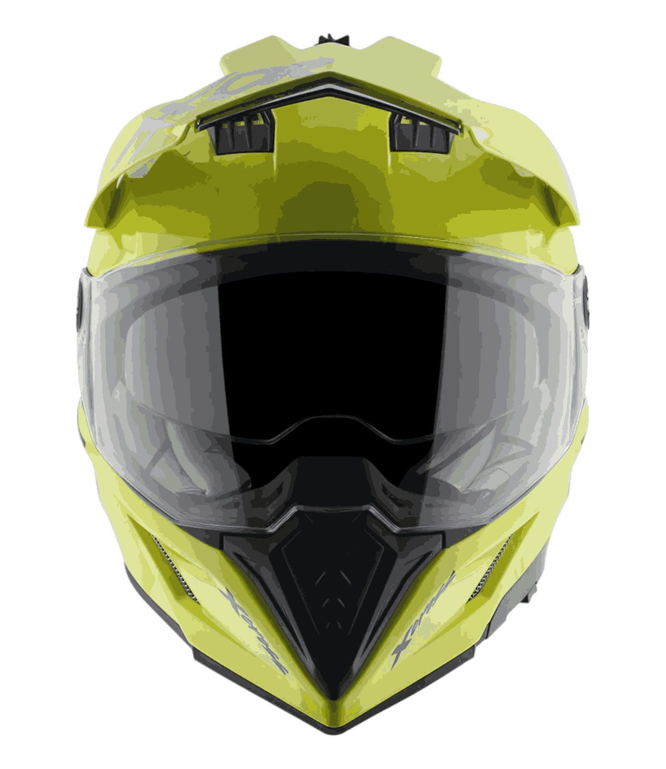 Axor X-Cross Dual Visor Helmet Neon Yellow - Motodrift