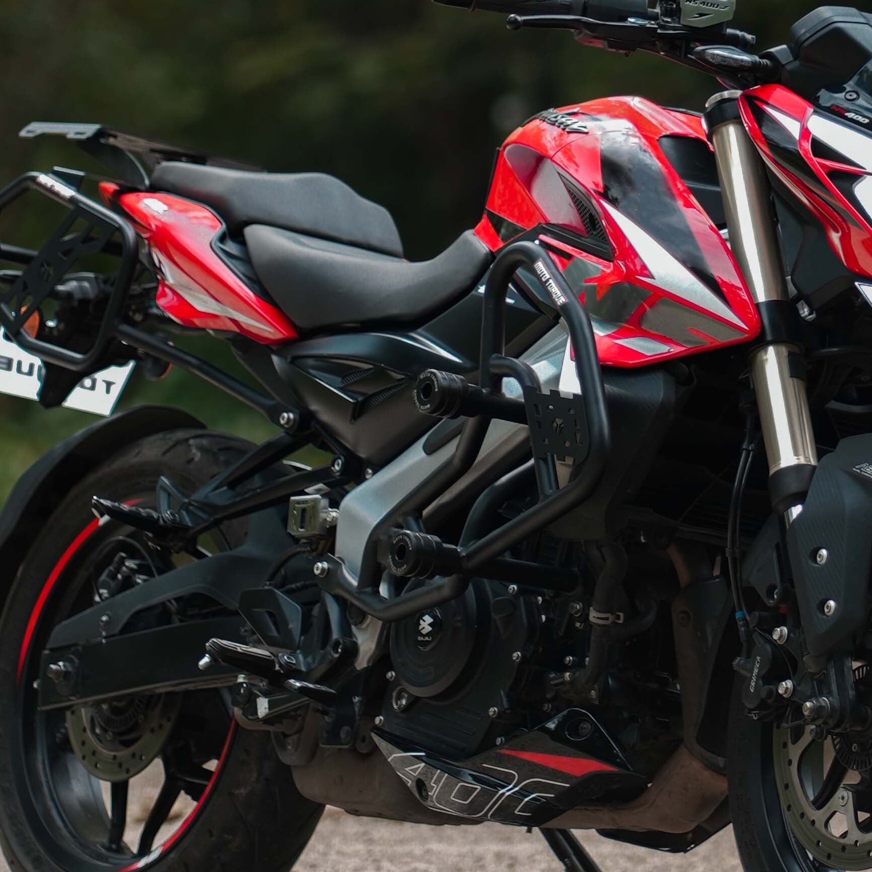 Moto Torque Crash Guard For Bajaj NS 400Z - Motodrift