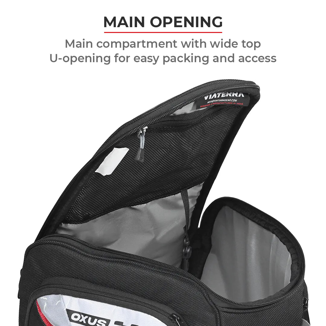 VIATERRA OXUS Universal Motorcycle Tank Bag (Strap Based) - Motodrift