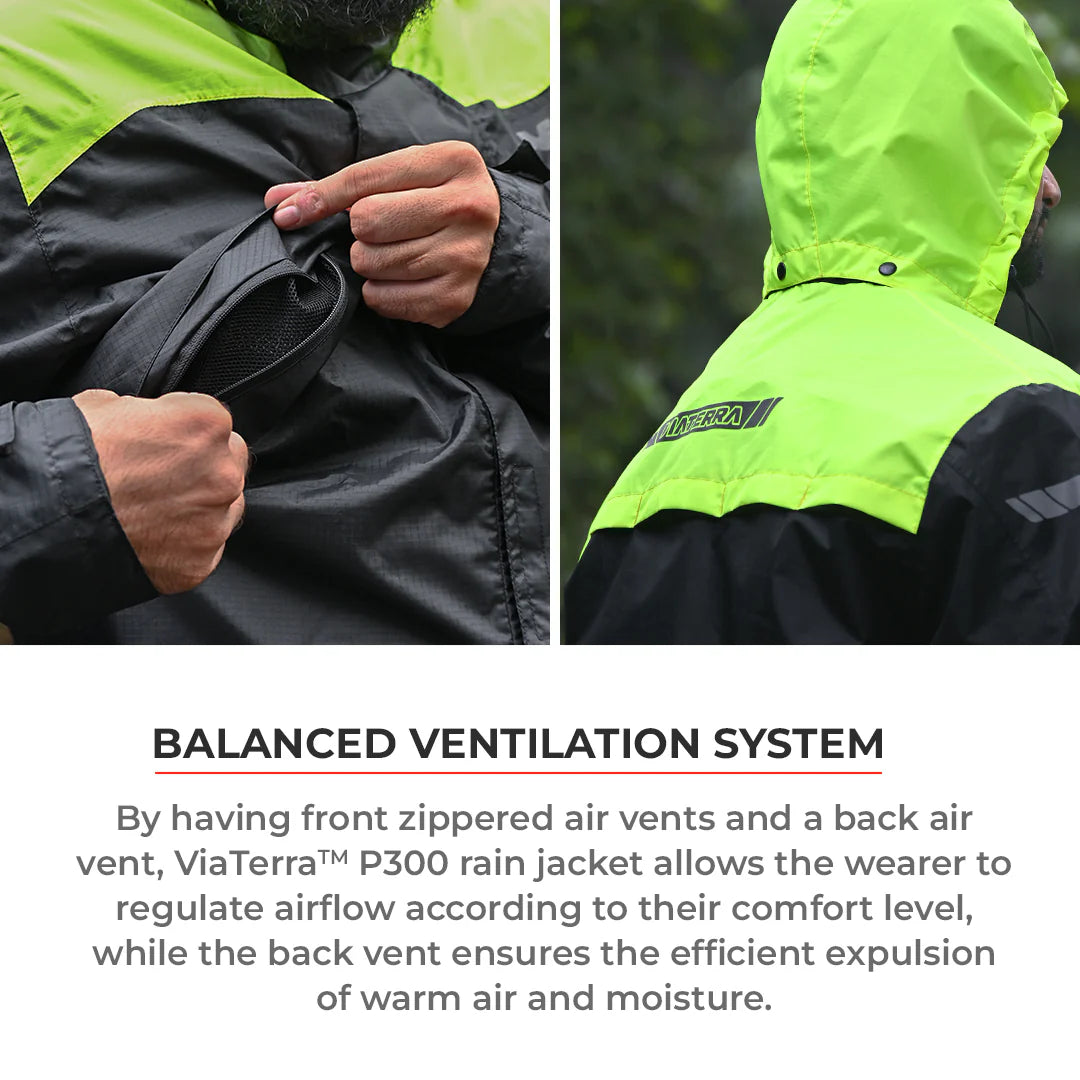 Viaterra P300 Rain Jacket - Motodrift