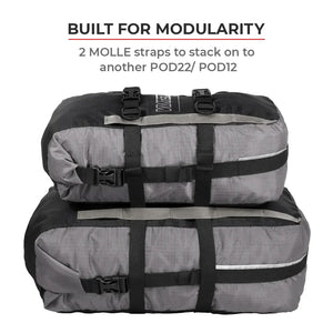 VIATERRA POD - 100% Waterproof Motorcycle Tail Bag - Motodrift
