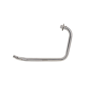 Powerage Performance Headers for Himalayan 411 Brushed Steel Finish - Motodrift