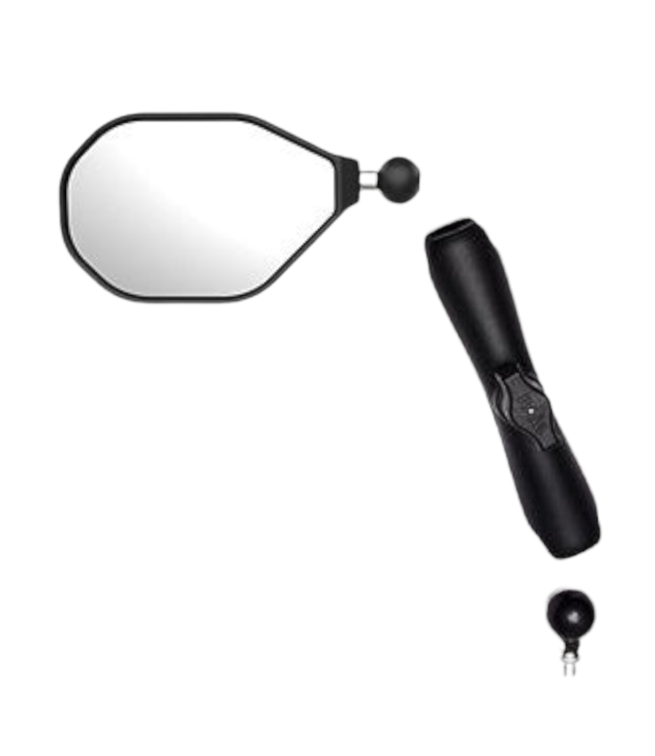 Ram Tough Mirror (M10 1.25) Full Set With Lock - 2pcs - Motodrift