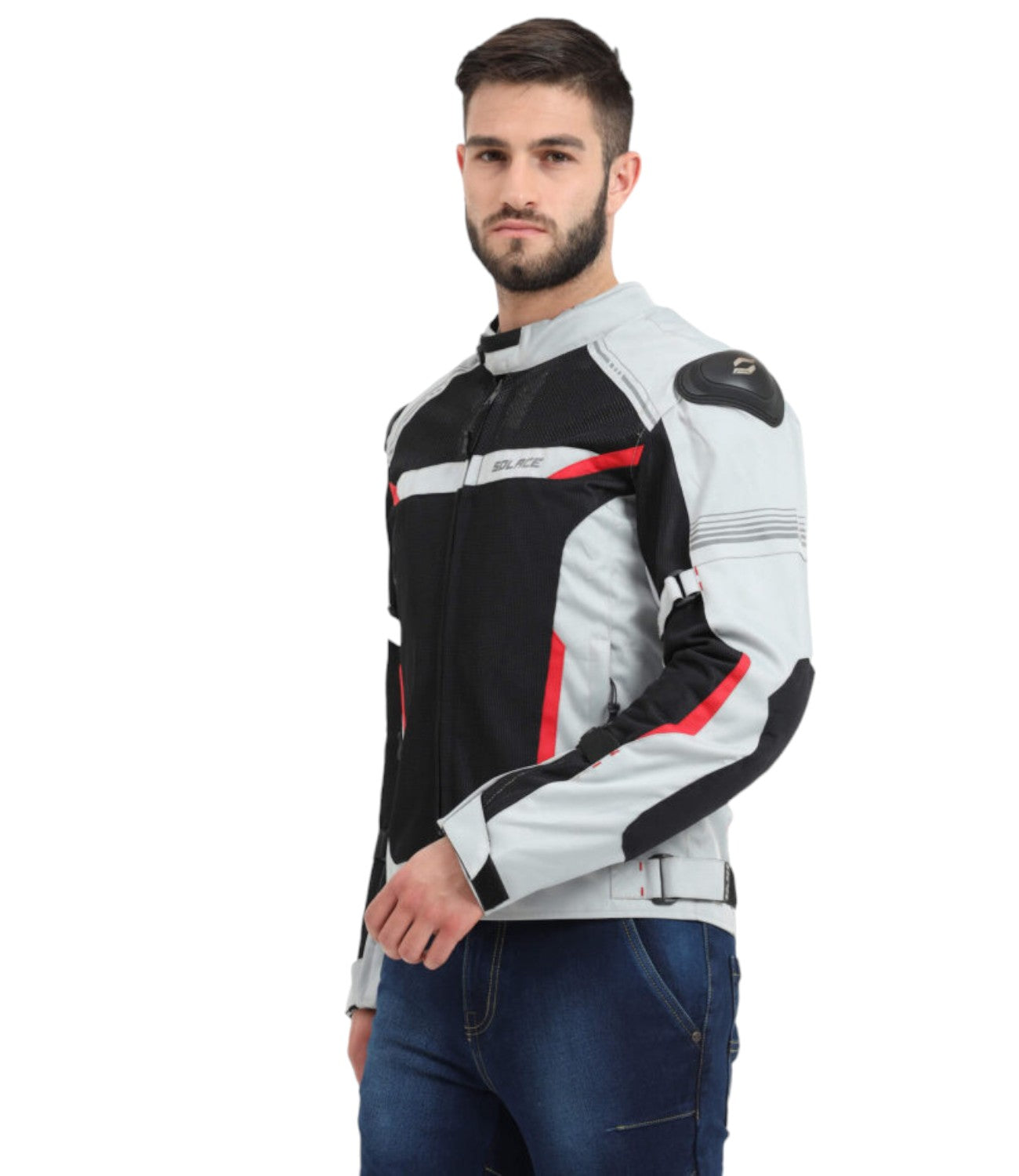 Solace Ramble Jacket - Grey - Motodrift