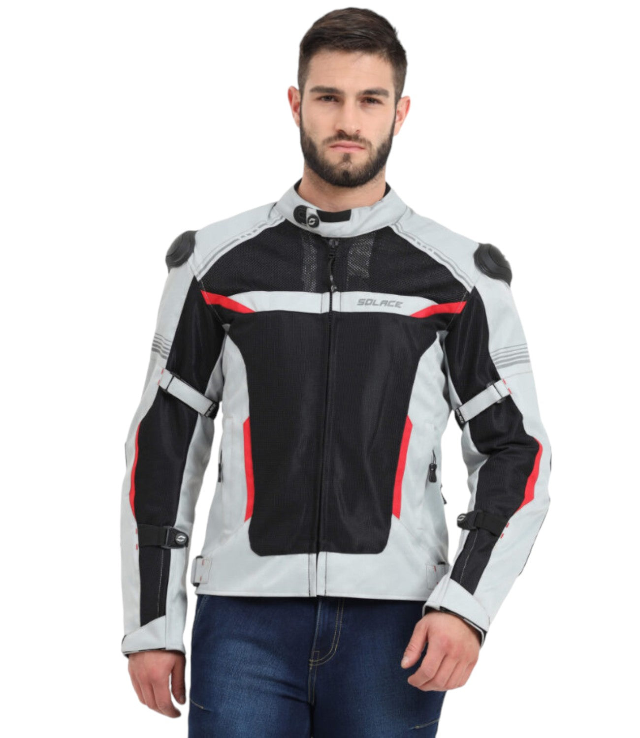 Solace Ramble Jacket - Grey - Motodrift